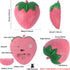 Gabongcui 2.4GHz 1000DPI Wireless Bluetooth Mouse Cute Fruit Strawberry Shape Mouse & Bluetooth Dual Mode Optical