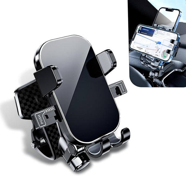Merdege Car Phone Holder, Center Console Navigation Holder, Universal Adjustable Swivel Bracket, Compatible