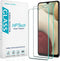 HPTech Screen Protector (2 Pack) for Samsung Galaxy A12, Tempered Glass, Anti-Scratch, Easy to Install, No-Bubble, Case