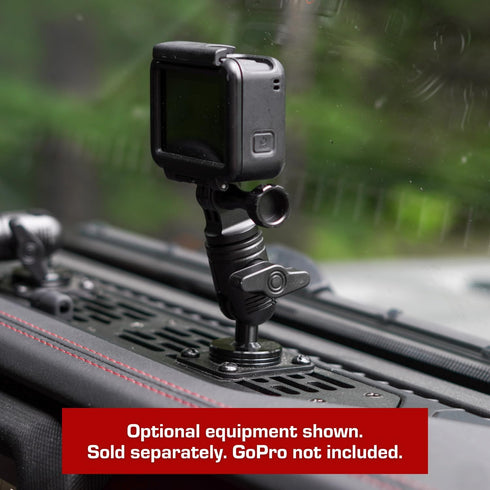Dash Mount Camera Holder Compatible with GoPro - Attaches to 20mm Mounting Ball