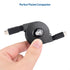 Cable Matters 3.3 ft Short Retractable USB C Cable (USB C to USB C) - Compact and convenient for on-the-go use.