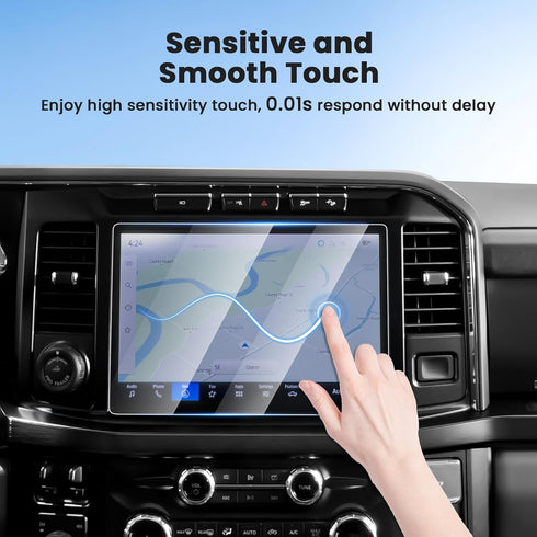 2PCS 2023-2025 2026 F250 F350 F450, 12 Inch Canvcle Screen Protector for Ford Super Duty Touch Screen Protector