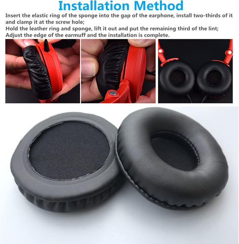MDR NC7 Headphone Earpads Replacement Ear Pads Cushion for Philips SHB3060, Sony MDR-NC6, MDR-NC8, AKG K518, K81 Noise