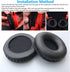 MDR NC7 Headphone Earpads Replacement Ear Pads Cushion for Philips SHB3060, Sony MDR-NC6, MDR-NC8, AKG K518, K81 Noise