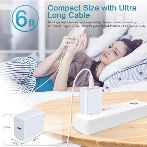 Galaxy S24 Ultra/S23+ Charger, 20W USB C Charging Block for Google Pixel Fold, 8 Pro, 7 Pro, 7a, 6 Pro, 8; USB Type-C