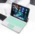 Wireless Bluetooth Keyboard with Touchpad - Ultra Slim Rechargeable Portable 10 Inch for iOS Android Windows (Green)