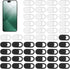 Larrel 50 Pcs Webcam Cover, Black Practical Laptop Camera Cover Small Portable Phone