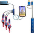 MultiCharger for MagicBand+, Compatible with FuelRod & Other External Battery, Disneyland Accessories for Disney World