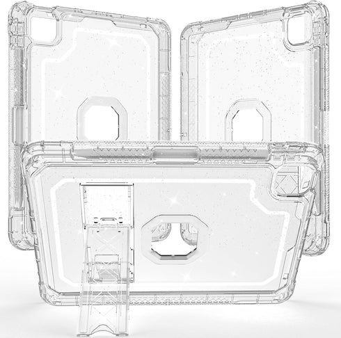 Case for iPad Air 5th/4th Generation (2022/2020) 10.9'', for iPad Pro 11 Inch, Hard Slim Cover with Pencil
