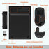 Wireless Number Pad and Mouse Set, 19 Keys Portable Ultra Slim 2.4GHz USB Keypad and Adjustable DPI Silent Mouse