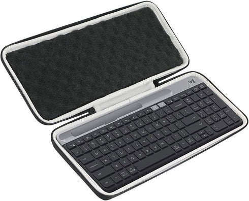 khanka Hard Travel Case for Logitech K580 Slim Multi-Device Wireless Keyboard Replacement