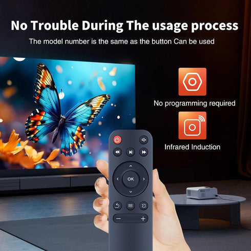 WDZP AT-M269D, GC06, YG300 YG300 New Projector Remote Control Replacement fit for Wielio ZDK Meer Pro Projectors