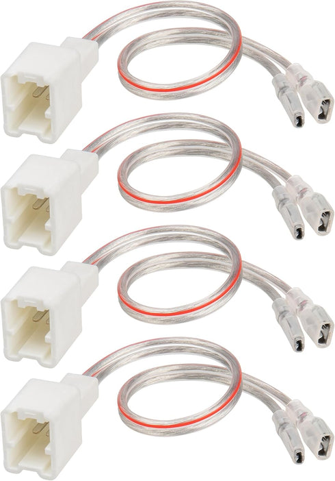 RED WOLF Car Door Speaker Wiring Harness Adapter - Connector Plug Compatible with Nissan Sentra, Altima, Rogue 2004-2019
