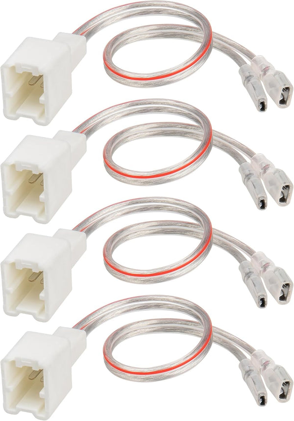RED WOLF Car Door Speaker Wiring Harness Adapter - Connector Plug Compatible with Nissan Sentra, Altima, Rogue 2004-2019