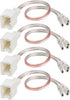 RED WOLF Car Door Speaker Wiring Harness Adapter - Connector Plug Compatible with Nissan Sentra, Altima, Rogue 2004-2019