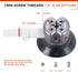 IMT 3" Camera Car Suction Cup Mount with Quick Release Pump, 1/4" & 3/8" Screws, Vehicle Camera Mount Compatible with
