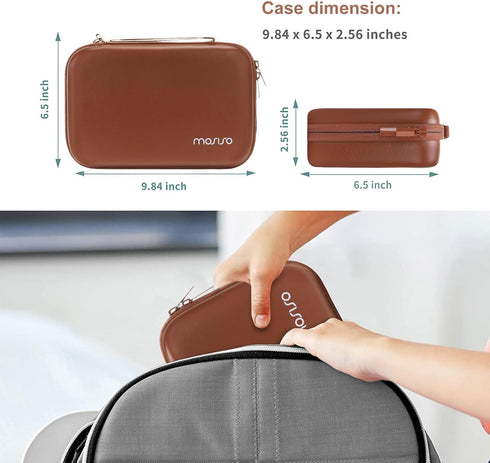 MOSISO Camera Case for Sony ZV-1/ZV-1F/ZV-1 II, Waterproof Shockproof EVA Carrying Case with Hand Strap