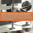 Hemudu HD05B-001 Monitor Mount Reinforcement Plate for Thin, Glass and Other Fragile Tabletop, Universal Steel Bracket
