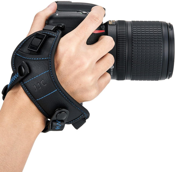 JJC Deluxe Microfiber Hand Strap, Padded Camera Holder Wrist Strap for Canon Nikon Sony Fujifilm Olympus DSLR