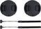 2-Pack 49mm Front Lens Cap Cover - Deluxe Cap Keeper for Canon EOS R100 R50 R10 with RF-S 18-45mm Kit Lens