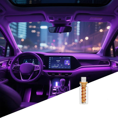 Generic 3D Dimmable Touch Control USB Car Interior Lights - Retro Creative LED