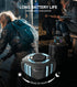 Waterproof Bluetooth Speaker IPX7, Portable Shower Speaker with Dynamic Lights and 24H Playtime