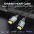 10 5-Pack, 4K 10FT, 2.0 4K@60Hz, 2K@165/144/120Hz,1080P, 3D, 2.2, CL3 FT HDMI Cable High Speed HDMI Cord HDMI to HDMI