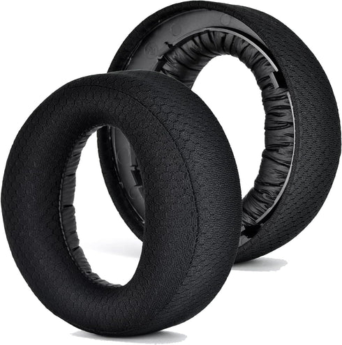 Replacement Ear Pads for Sony Playstation 5 PS5 Pulse 3D Wireless Headset, Breathable Mesh Fabric Ear Cushions Covers