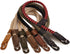 MegaGear Leather & Cotton Camera Wrist Strap - Secure Hand Grip, Adjustable Anti-Drop Hand Strap Compatible with Canon