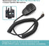 Hm-186ls Small Speaker Microphone, Compatible for Icom ID-31A ID-51A ID-52A, 3.5mm Audio Jack, 2-pin Connector