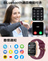RUIMEN Smart Watches for Women Men - 1.8" Smartwatch, Answer/Make Calls, Fitness Tracker, Heart Rate/Sleep Monitor,