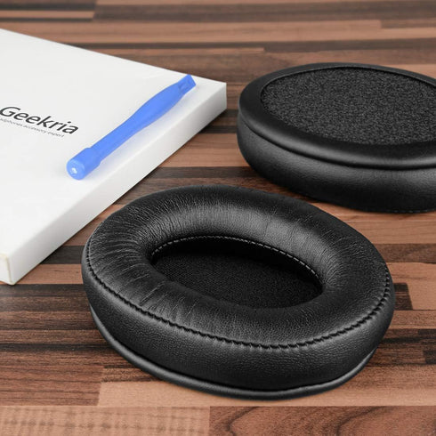 Geekria QuickFit Ear Pads for Sennheiser HD280, HD280-Pro, HD281, HMD280, HMD281 Headphones - Black Earpads.