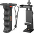 Phone Vlogging Holder, Cell Phone Camera Handle Grip Stabilizer, Ergonomic Smartphone Video Stabilizer with Cold Shoe