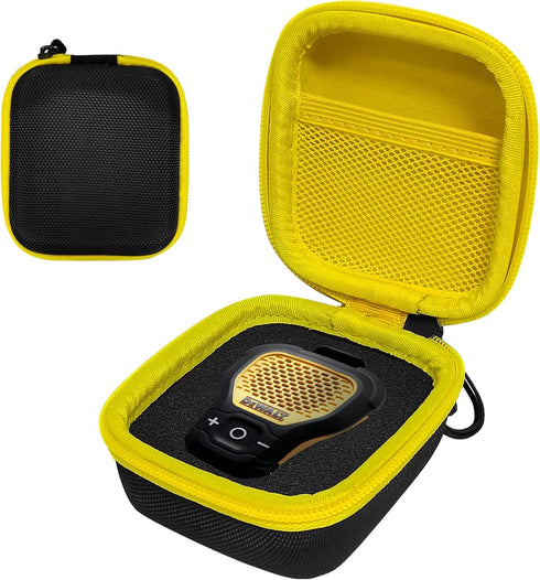 Hard Case for DEWALT Wearable Bluetooth Speaker, Magnetic Clip-On Wireless Portable Mini Speaker Protective Holder Bag