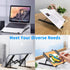 Laptop Stand, Adjustable Aluminum Portable Notebook Riser, Compatible with MacBook Air Pro, HP, Lenovo, Dell, 10-15.6”