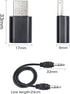 QIANRENON Car Bluetooth 5.0 Receiver, USB/AUX Dual Interface Wireless Receiver for Music Streaming and Hands-Free