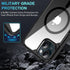 iPhone 15 Plus Magnetic Case (Black) with Screen Protector & Camera Lens Protector, Compatible with MagSafe,