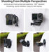 TELESIN 360 Magnetic Mount Chest Mount with Neck Strap Lanyard for GoPro Max Hero 11 10 9 8 7 Insta360