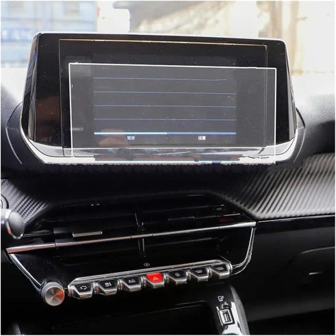 Generic Car GPS Protective Film For Peugeot 208 E208 2020 2021 2022 Screen