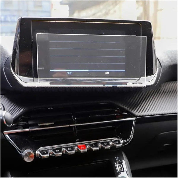 Generic Car GPS Protective Film For Peugeot 208 E208 2020 2021 2022 Screen