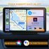 Portable Apple Carplay Screen for Car - Wireless Android Auto Stereo, 7 Inch IPS Touch Screen