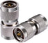 2PCS N Connector Adapter N Type Male to N Type Male Coax Cable Adapter 50 Ohm for CB Radio WiFi Antenna