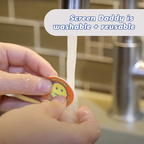 Scrub Daddy Screen Cleaning Microfiber Cloth Pads, 2ct - Cleaning Pads for Phone, Computer Screen, Eye Glasses, Lenses