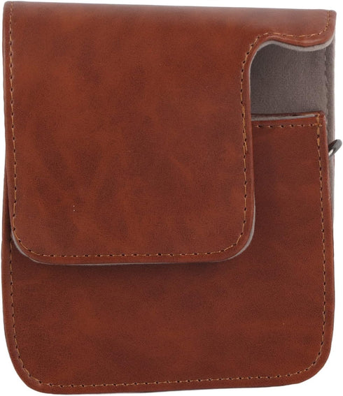 GOWENIC PU Leather Vintage Camera Case for Fujifilm Instax Mini 90, Waterproof Protective Case with Adjustable Shoulder