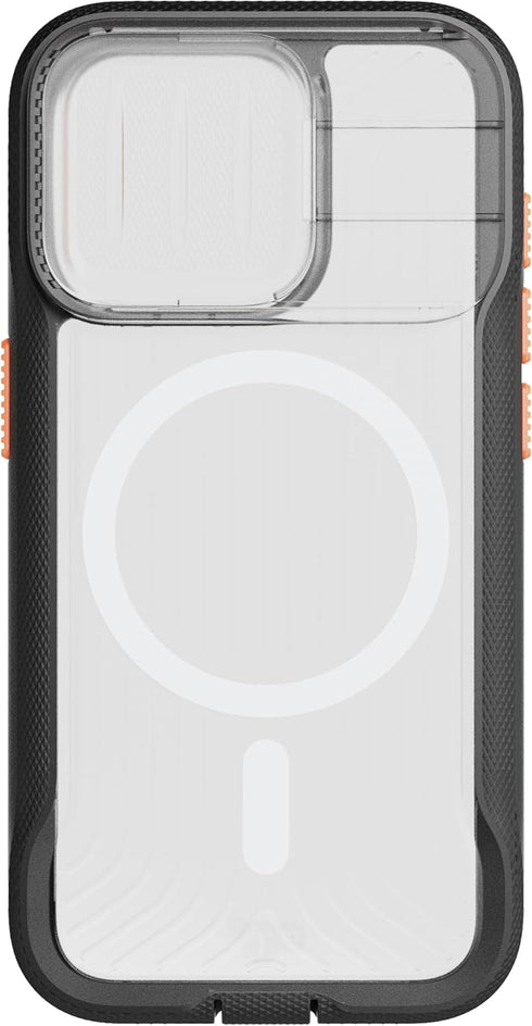 Tech21 Evo Max Case for iPhone 15 Pro, Active Black, Compatible with MagSafe, Impact Protection, Lanyards Included