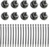 DyaMag Magnetic Zip Tie Mounts, 10 Pack Heavy Duty Magnetic Cable Holder with