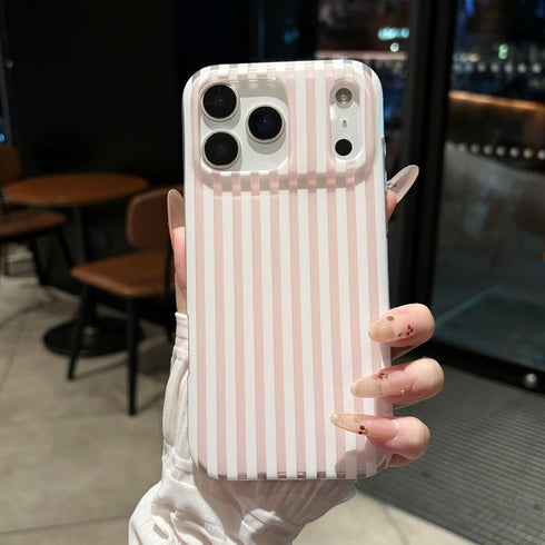 Jmltech 17 for iPhone Pro Max Case Striped Phone Cases Cute Women Girly Trendy Shockproof Slim Soft TPU and Hard PC