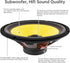 DriSentri 10 Inch Bass Loudspeaker Woofer Speaker, Car Speakers Wide Frequency Response Car Audio Stereo Speaker