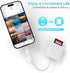 DCNETWORK SD Card Reader for iPhone iPad, Dual USB-C & Lightning Connector Memory SD Card Adapter, Support SD/MicroSD