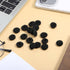 LXUEJIE 50 18mm Headsets, Pcs Earbud Sponge Cover Protector, Soft Foam Tips Earbud Covers, Black Replacement Sponge